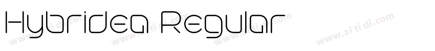 Hybridea Regular字体转换 Hybridea Regular字体转换